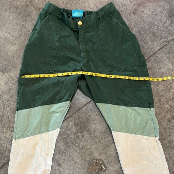 Big Bud Press Work Pants Color Block Green Power Pant - Picture 3 of 7